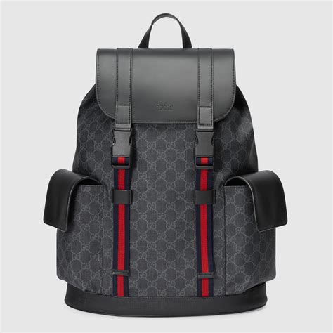 gucci for men china backpack|Gucci leather backpacks for men.